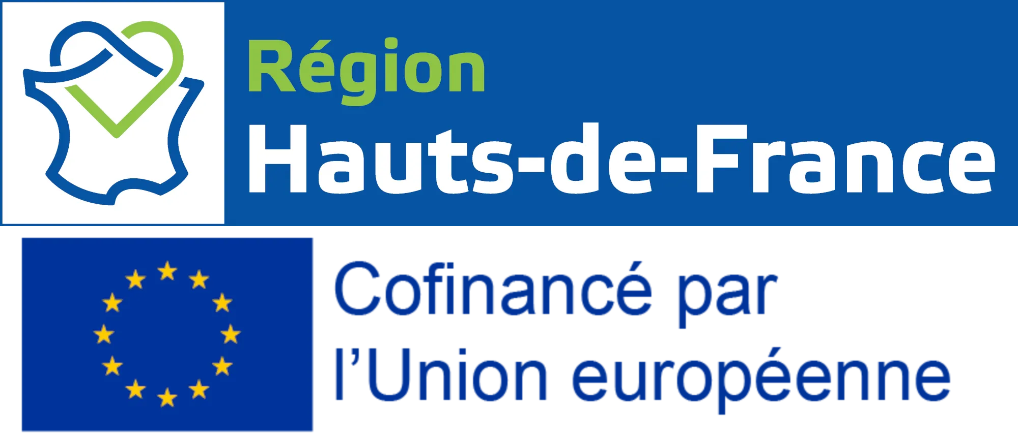 Logo Région Hauts-de-France, Union Européenne